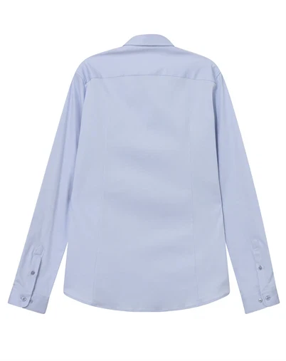Mos Mosh Gallery - MMGMarco Jersey Skjorte - Light Blue 
